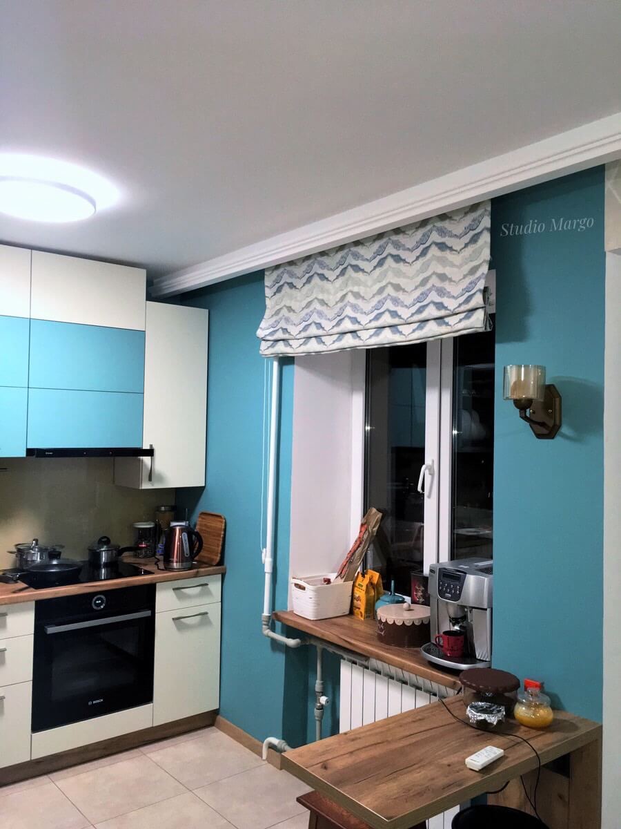 пошить шторы на кухню